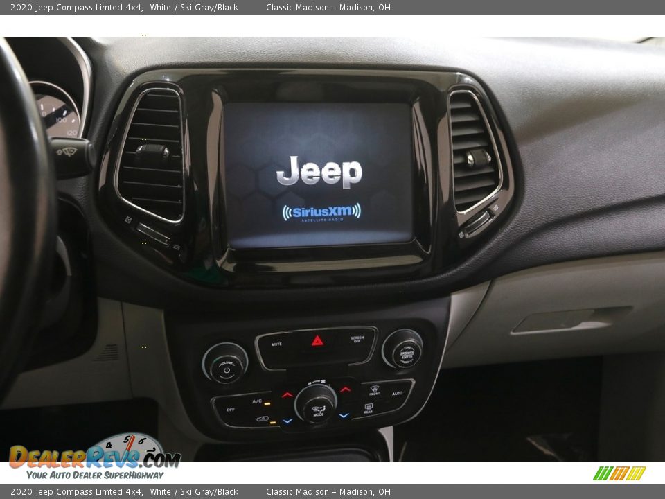 2020 Jeep Compass Limted 4x4 White / Ski Gray/Black Photo #9