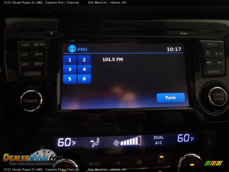 2015 Nissan Rogue SV AWD Cayenne Red / Charcoal Photo #24