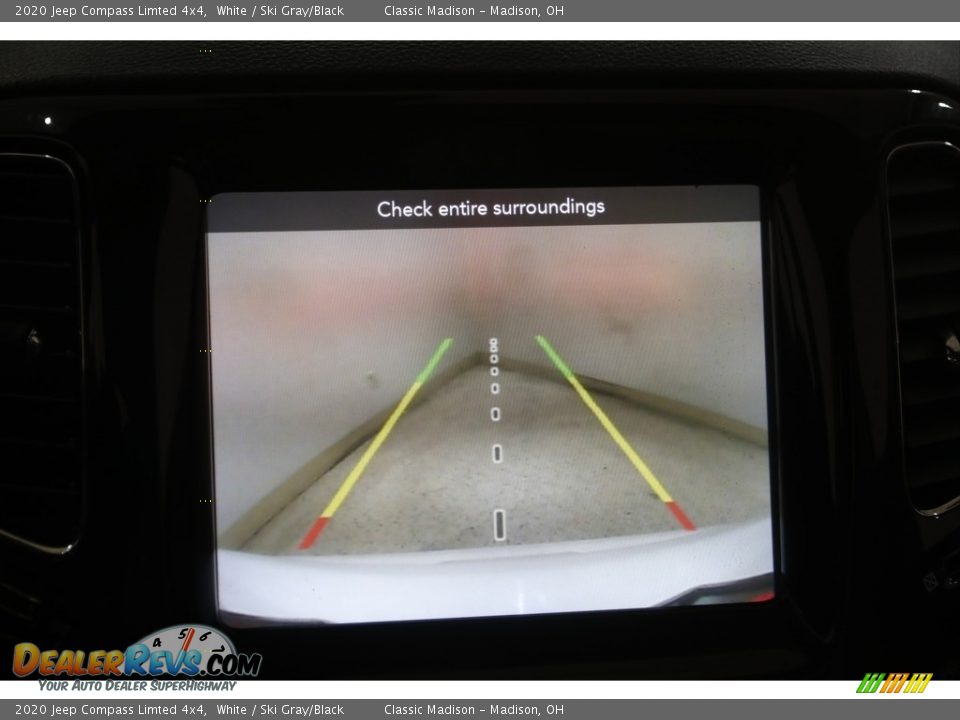 2020 Jeep Compass Limted 4x4 White / Ski Gray/Black Photo #14