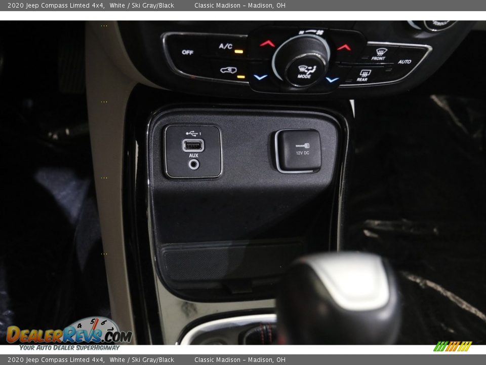 2020 Jeep Compass Limted 4x4 White / Ski Gray/Black Photo #15