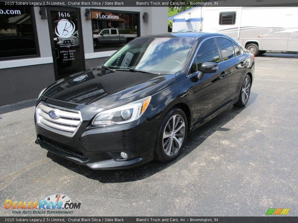 2015 Subaru Legacy 2.5i Limited Crystal Black Silica / Slate Black Photo #2