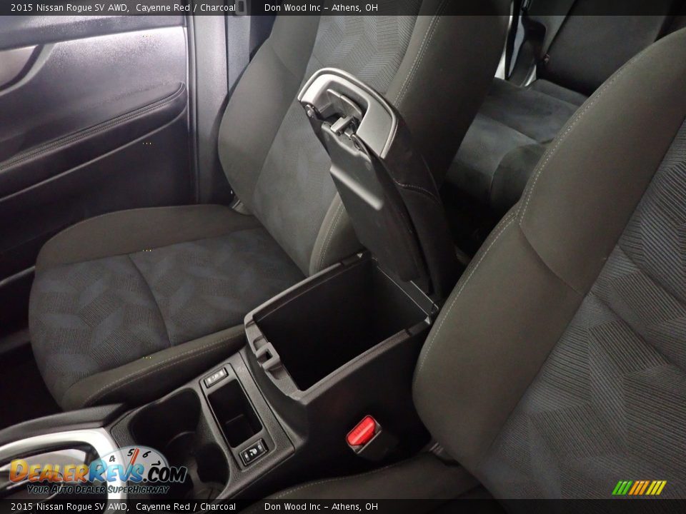 2015 Nissan Rogue SV AWD Cayenne Red / Charcoal Photo #32