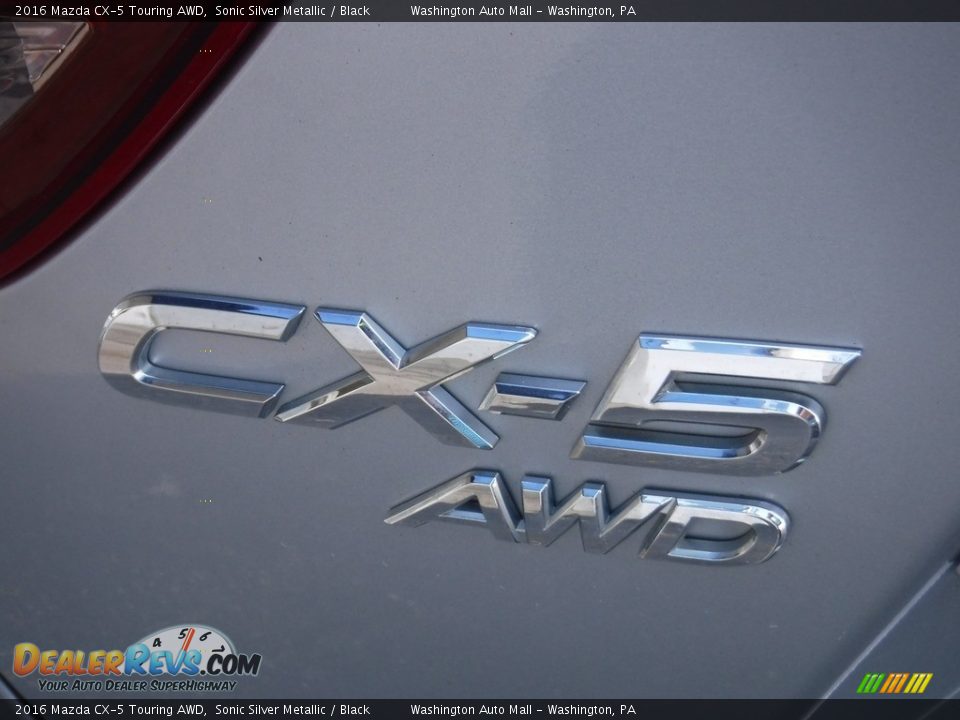 2016 Mazda CX-5 Touring AWD Sonic Silver Metallic / Black Photo #10