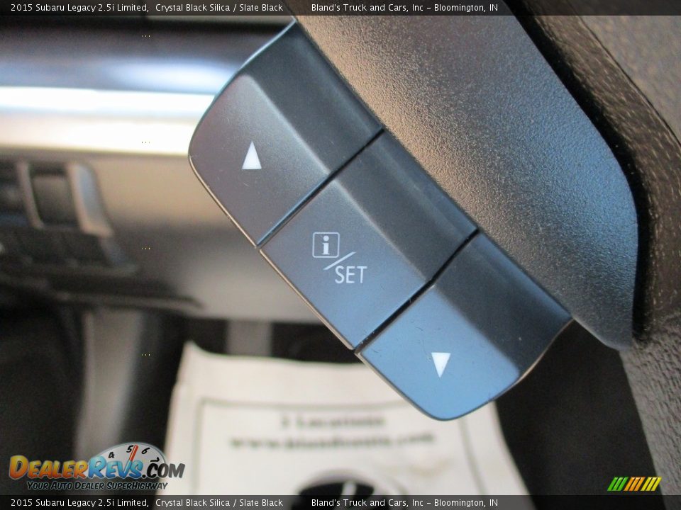 2015 Subaru Legacy 2.5i Limited Steering Wheel Photo #16