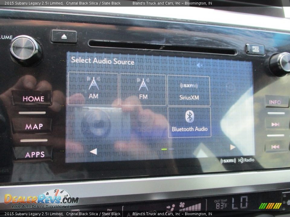 2015 Subaru Legacy 2.5i Limited Crystal Black Silica / Slate Black Photo #19