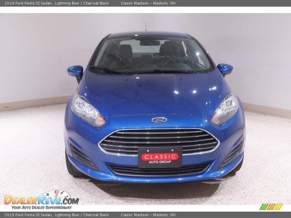 2019 Ford Fiesta SE Sedan Lightning Blue / Charcoal Black Photo #2