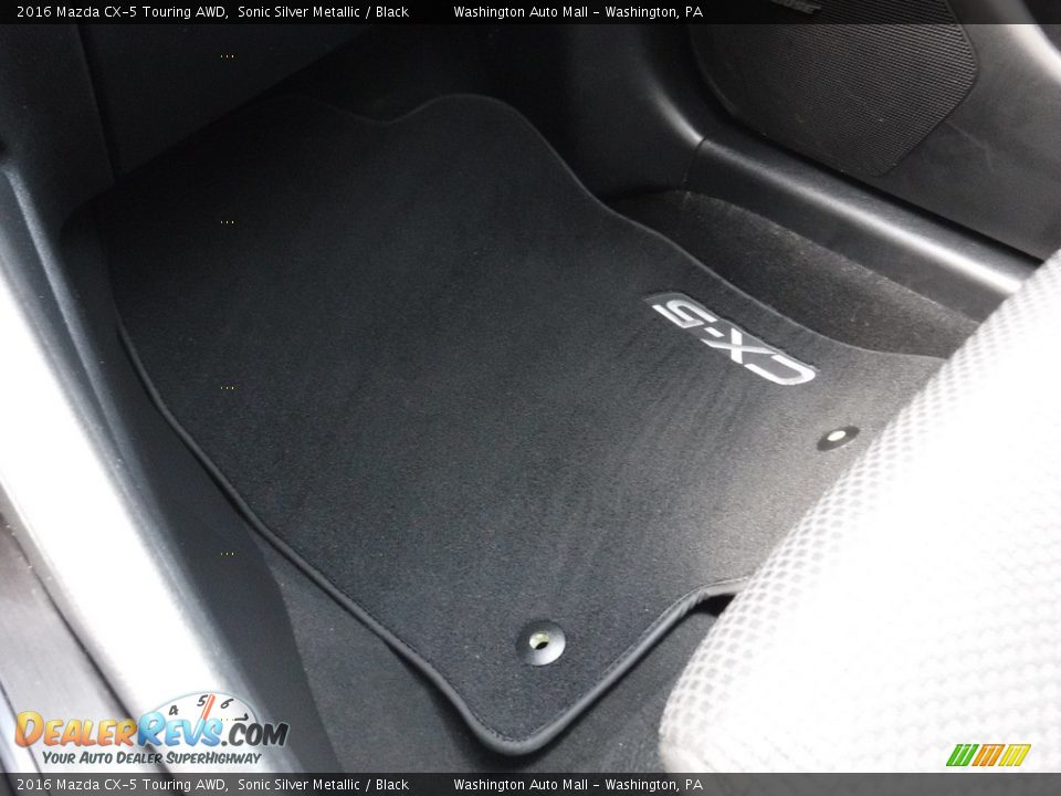 2016 Mazda CX-5 Touring AWD Sonic Silver Metallic / Black Photo #28