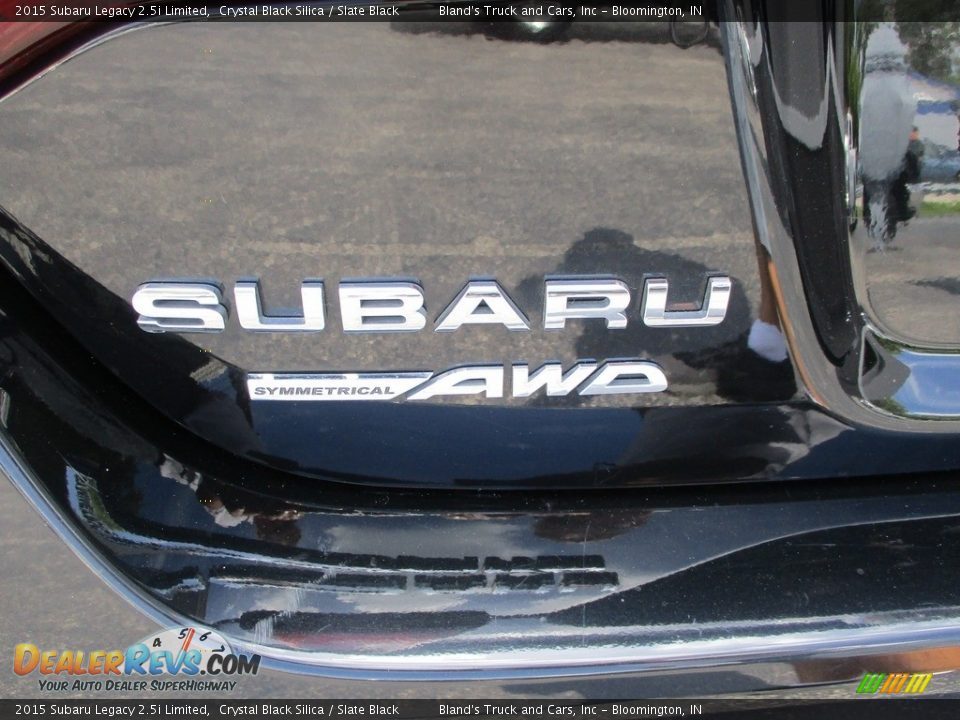 2015 Subaru Legacy 2.5i Limited Crystal Black Silica / Slate Black Photo #30
