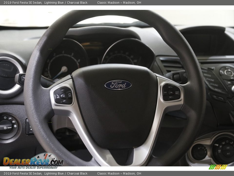 2019 Ford Fiesta SE Sedan Lightning Blue / Charcoal Black Photo #7