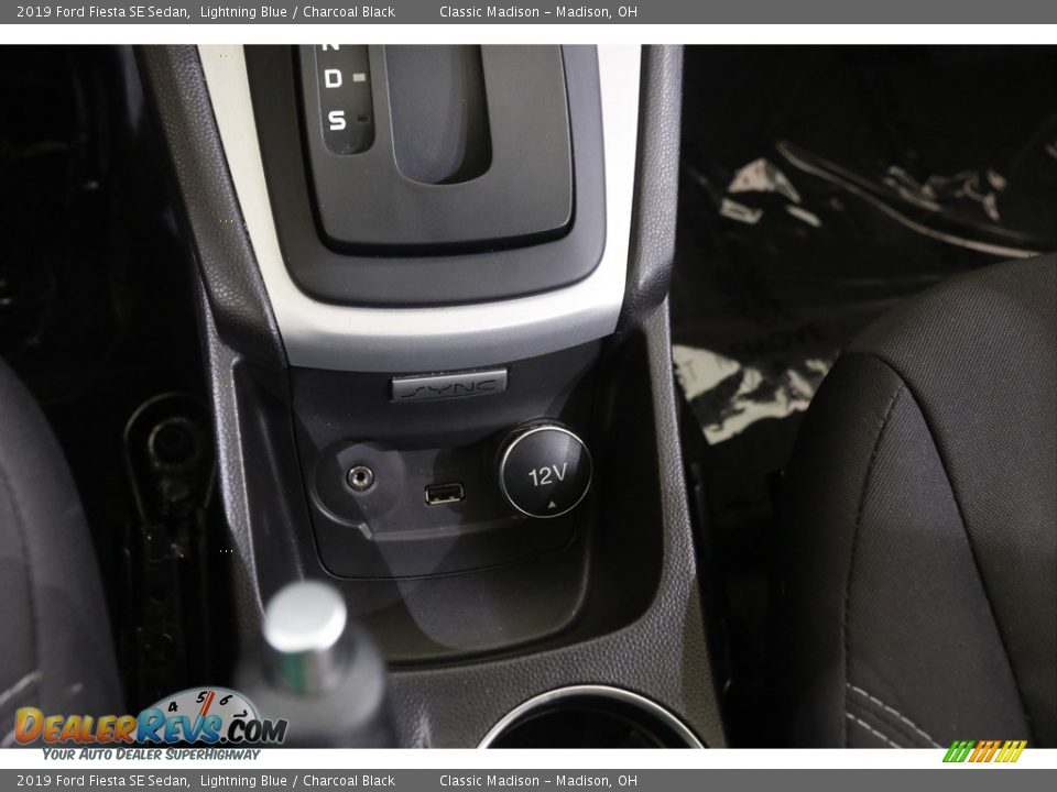 2019 Ford Fiesta SE Sedan Lightning Blue / Charcoal Black Photo #14