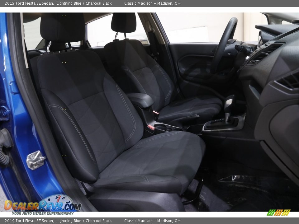 2019 Ford Fiesta SE Sedan Lightning Blue / Charcoal Black Photo #15