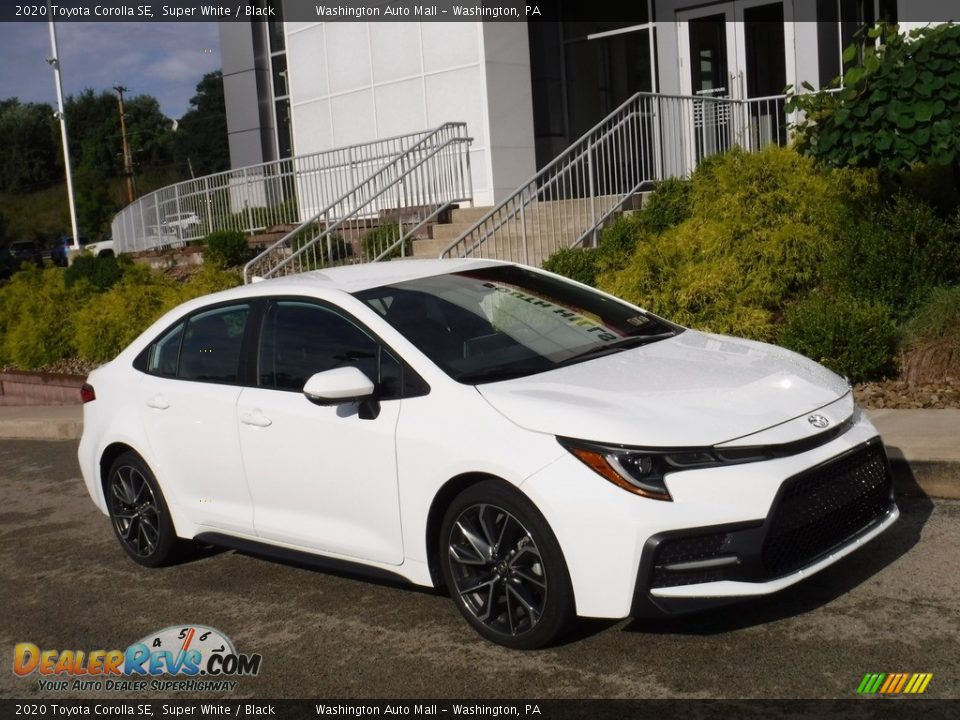 2020 Toyota Corolla SE Super White / Black Photo #1