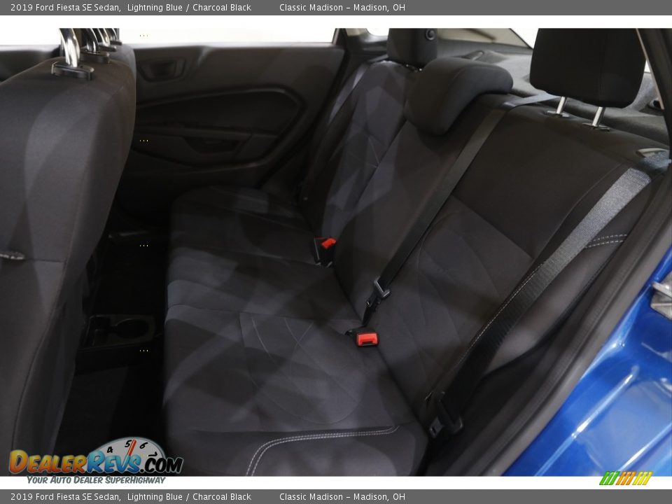 2019 Ford Fiesta SE Sedan Lightning Blue / Charcoal Black Photo #17