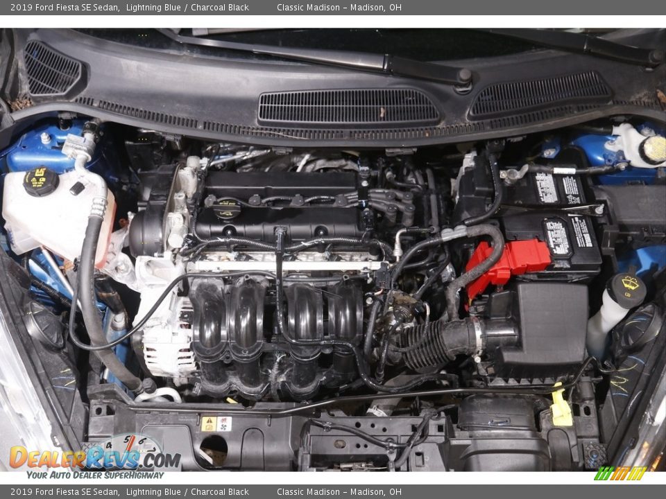 2019 Ford Fiesta SE Sedan Lightning Blue / Charcoal Black Photo #19