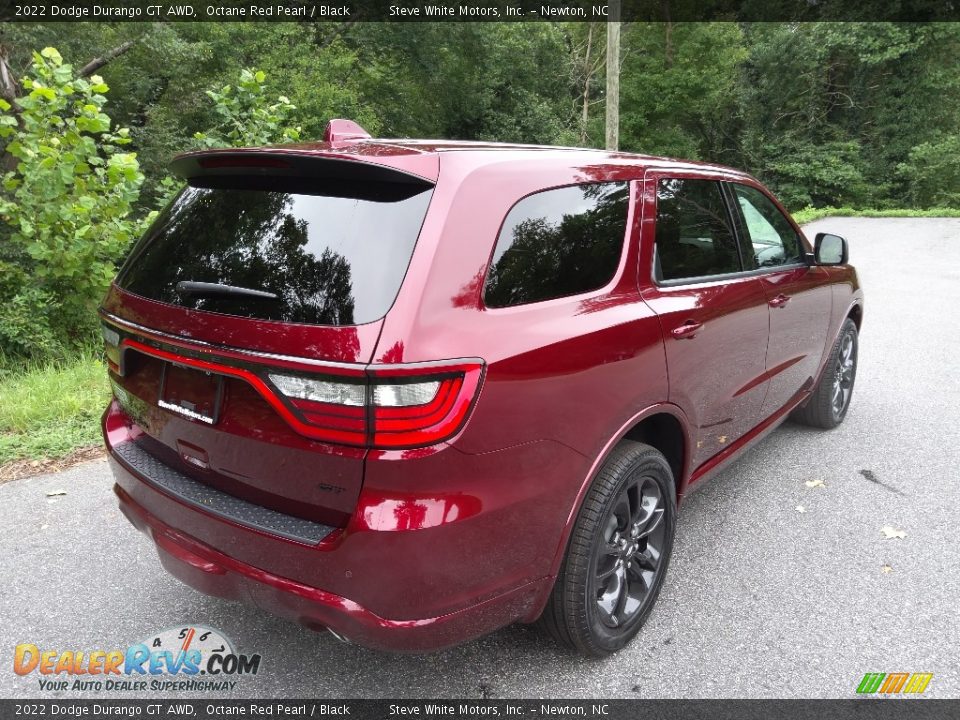 2022 Dodge Durango GT AWD Octane Red Pearl / Black Photo #6