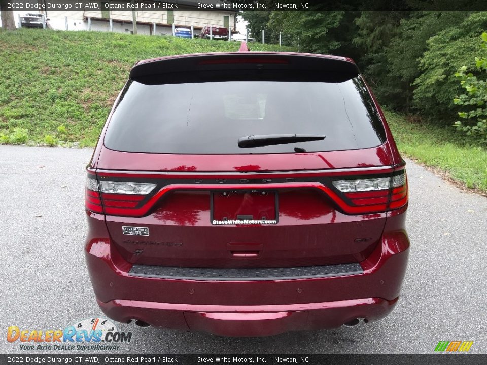 2022 Dodge Durango GT AWD Octane Red Pearl / Black Photo #7