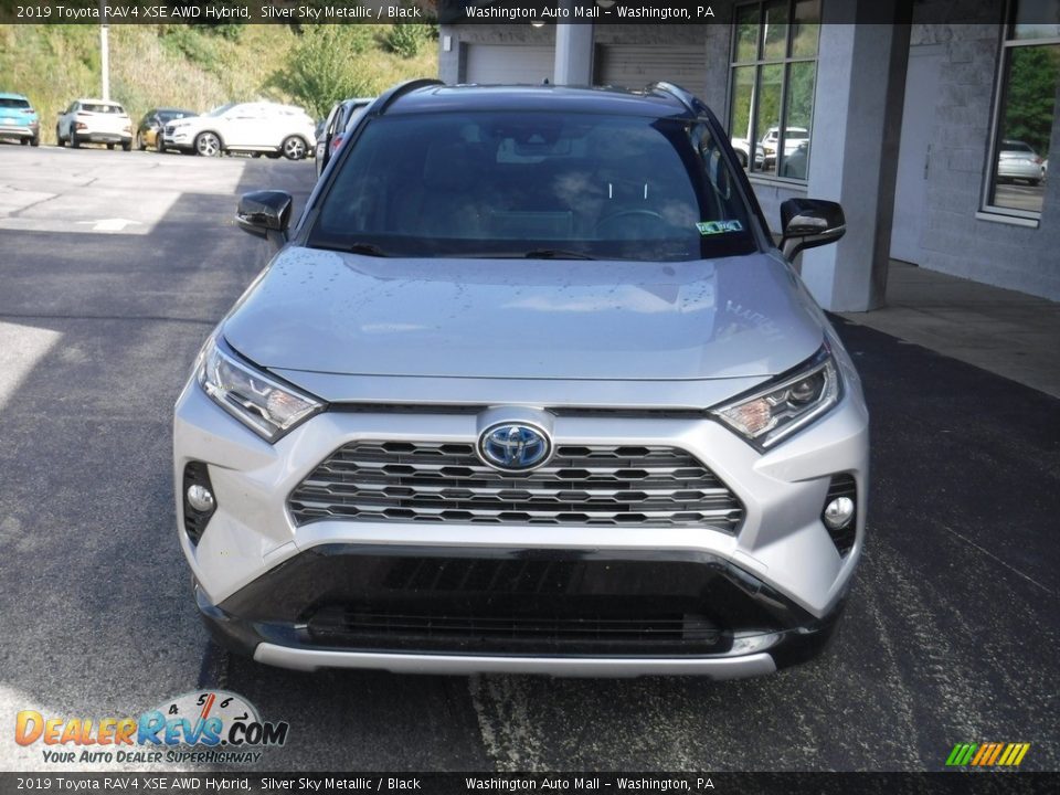 2019 Toyota RAV4 XSE AWD Hybrid Silver Sky Metallic / Black Photo #4