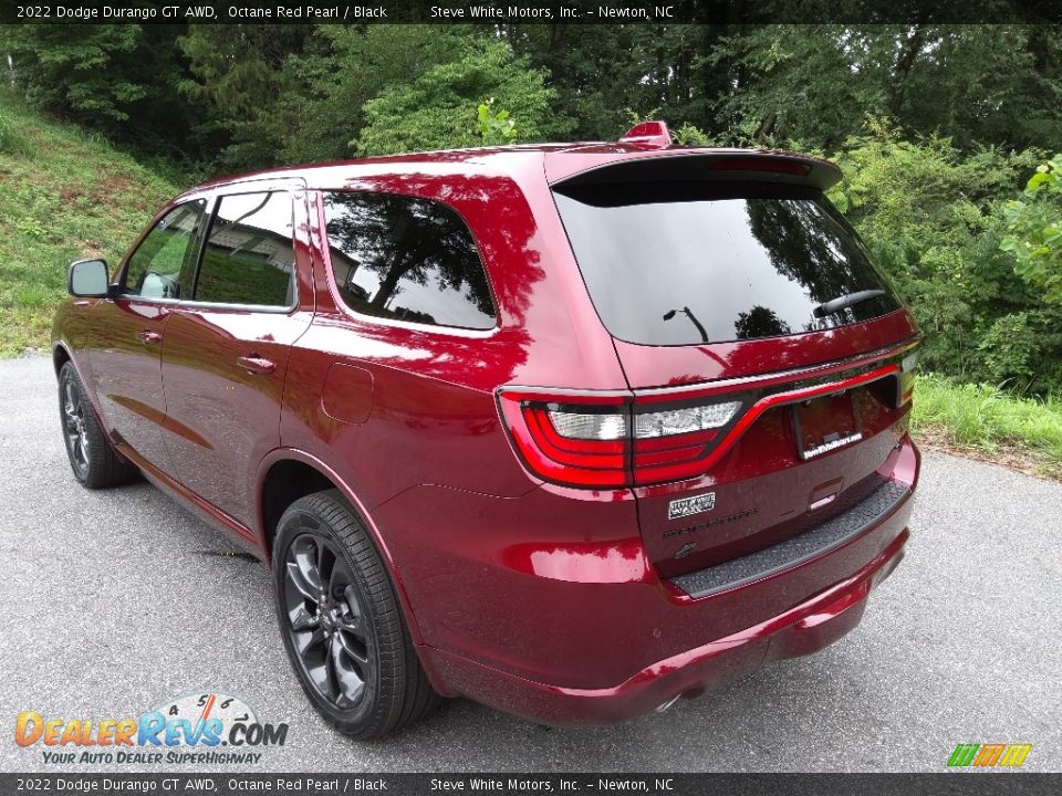 2022 Dodge Durango GT AWD Octane Red Pearl / Black Photo #8