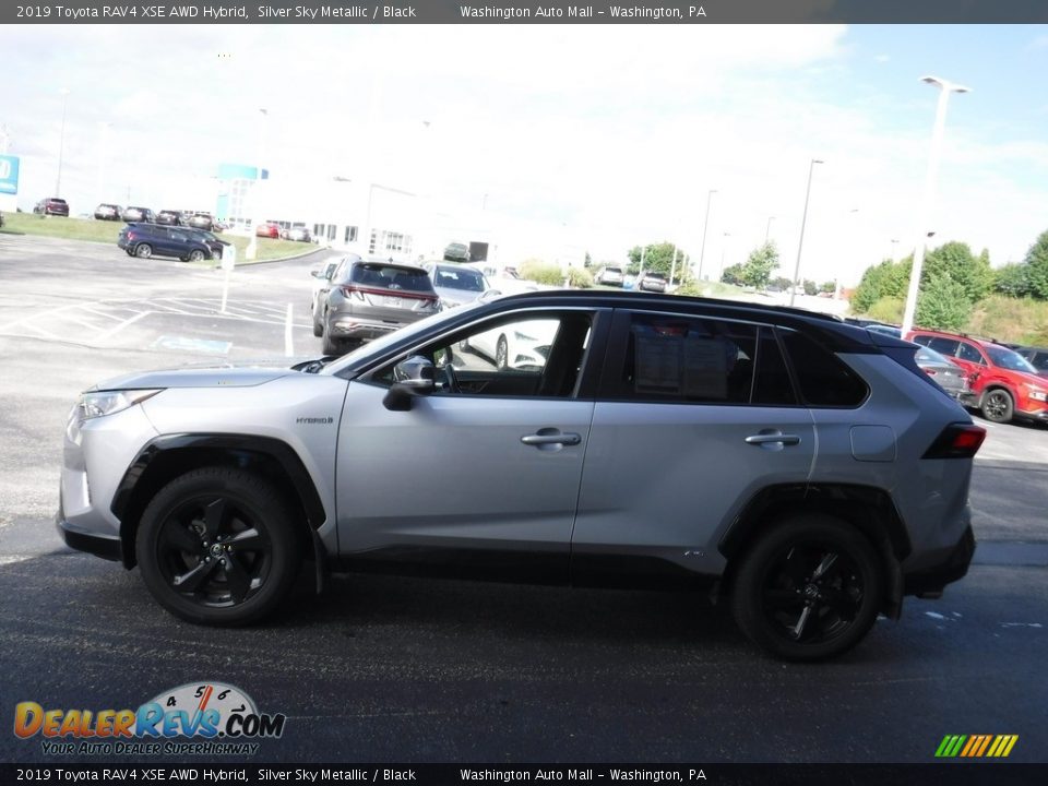 2019 Toyota RAV4 XSE AWD Hybrid Silver Sky Metallic / Black Photo #5