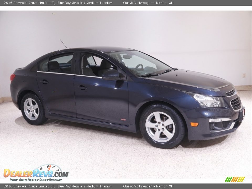 2016 Chevrolet Cruze Limited LT Blue Ray Metallic / Medium Titanium Photo #1