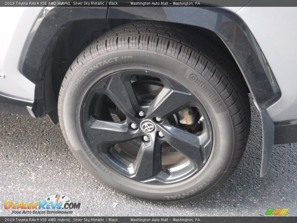 2019 Toyota RAV4 XSE AWD Hybrid Silver Sky Metallic / Black Photo #7