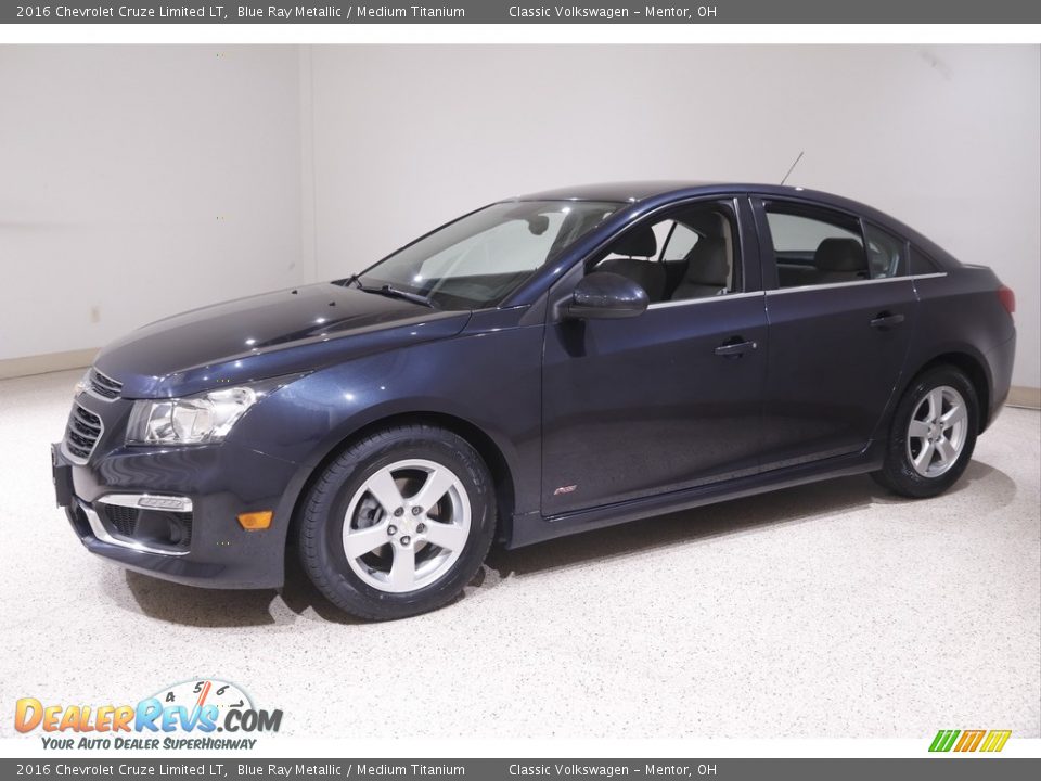 2016 Chevrolet Cruze Limited LT Blue Ray Metallic / Medium Titanium Photo #3