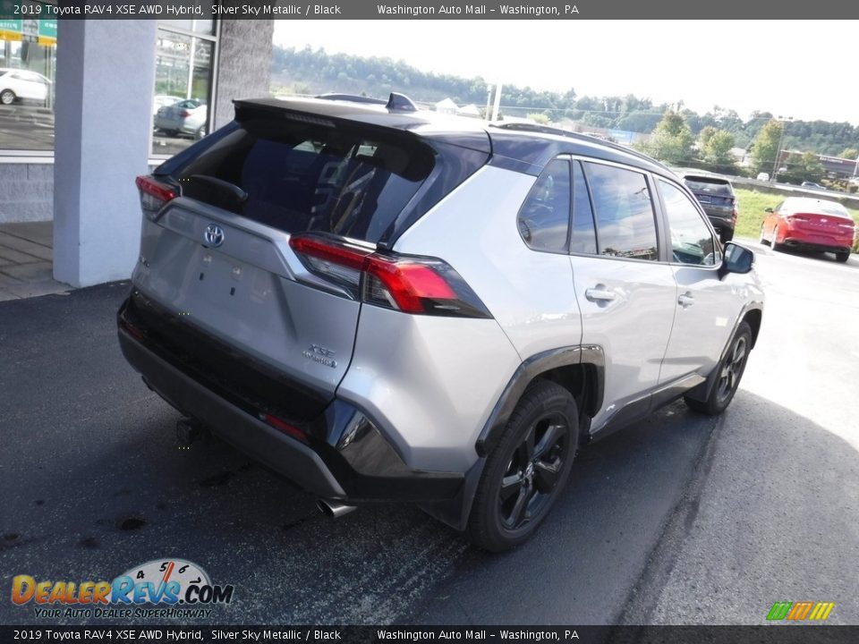 2019 Toyota RAV4 XSE AWD Hybrid Silver Sky Metallic / Black Photo #10