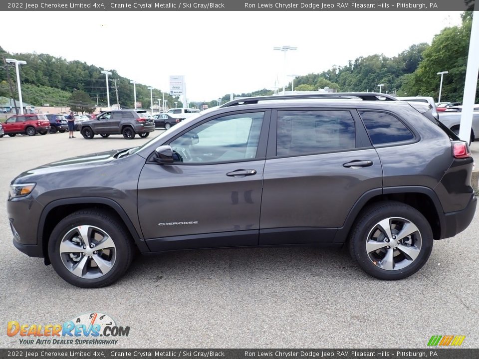 2022 Jeep Cherokee Limited 4x4 Granite Crystal Metallic / Ski Gray/Black Photo #2