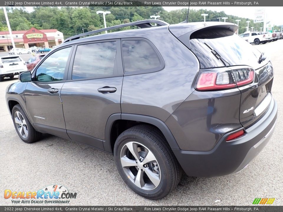 2022 Jeep Cherokee Limited 4x4 Granite Crystal Metallic / Ski Gray/Black Photo #3