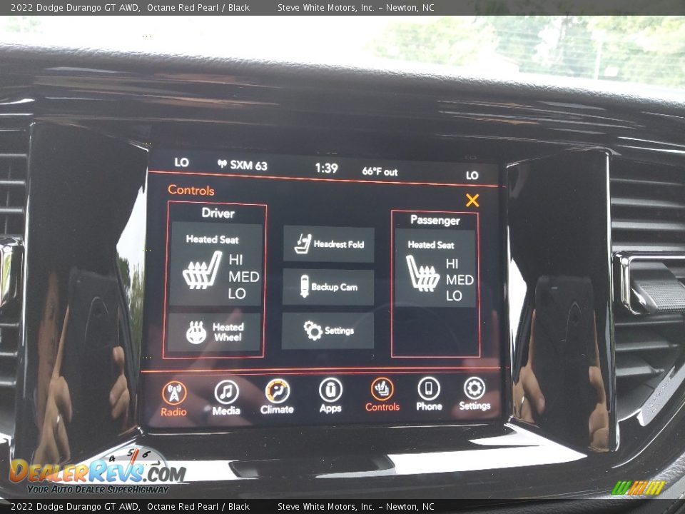 Controls of 2022 Dodge Durango GT AWD Photo #26