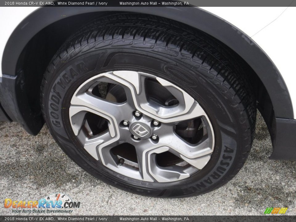 2018 Honda CR-V EX AWD White Diamond Pearl / Ivory Photo #6