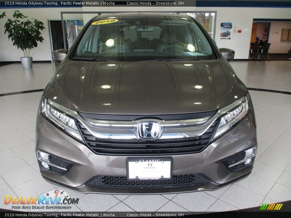 2019 Honda Odyssey Touring Pacific Pewter Metallic / Mocha Photo #2