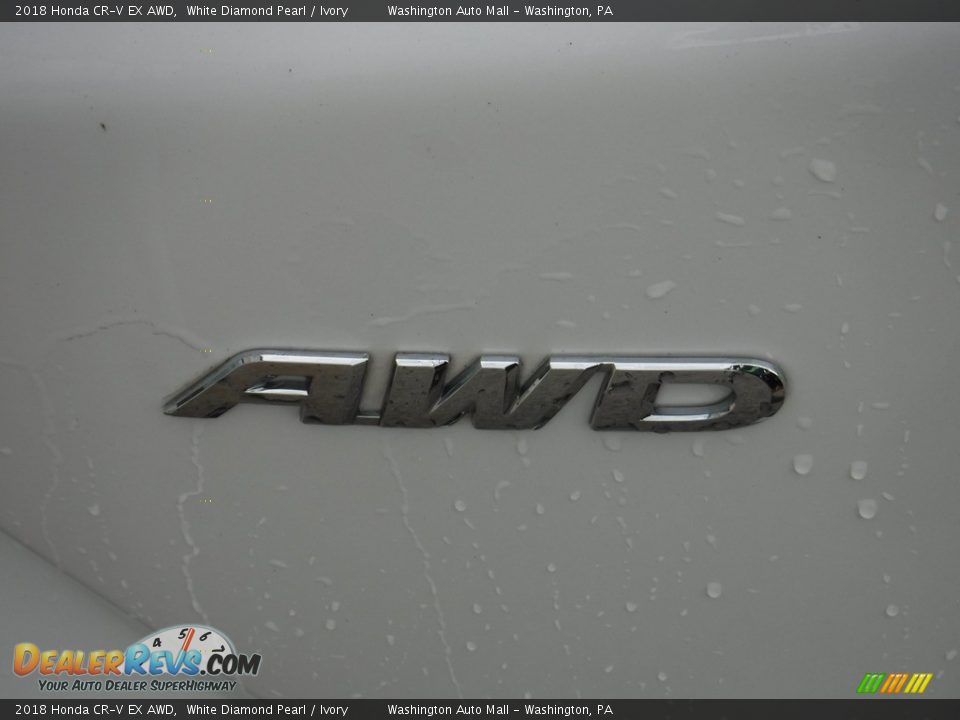 2018 Honda CR-V EX AWD White Diamond Pearl / Ivory Photo #10