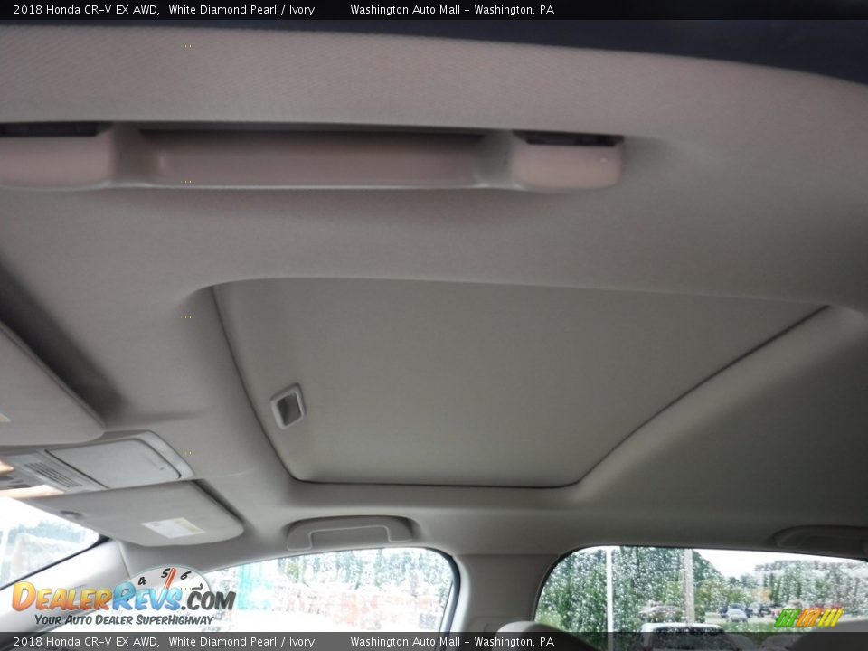 2018 Honda CR-V EX AWD White Diamond Pearl / Ivory Photo #11