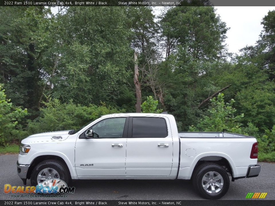 2022 Ram 1500 Laramie Crew Cab 4x4 Bright White / Black Photo #1