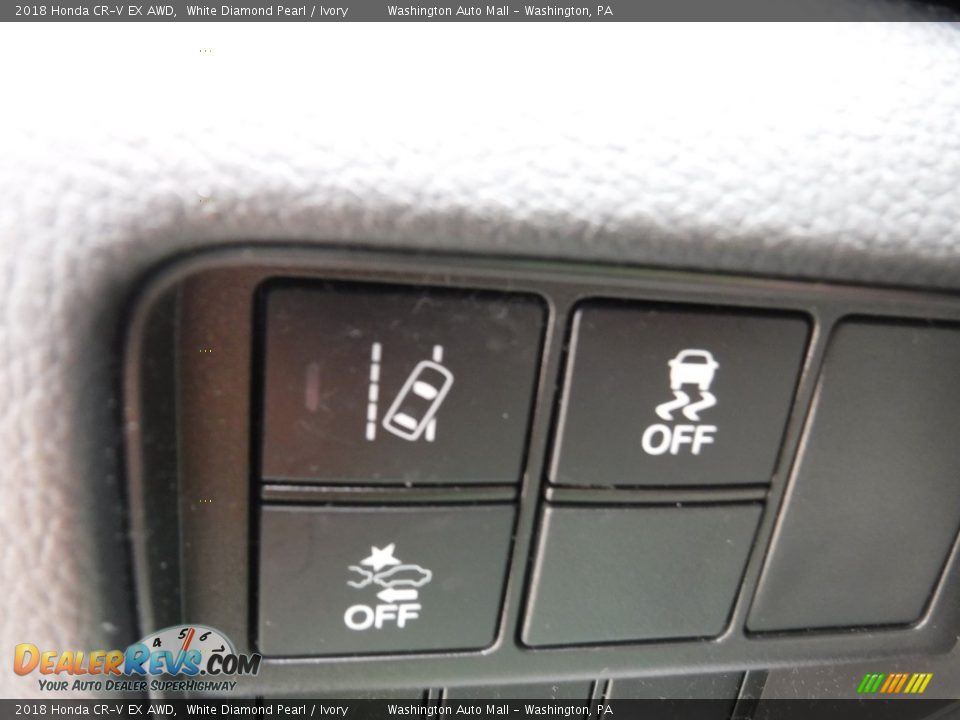 2018 Honda CR-V EX AWD White Diamond Pearl / Ivory Photo #15