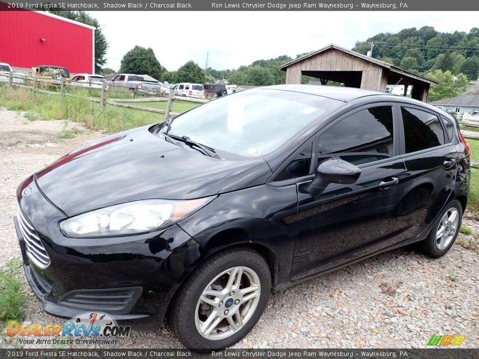 2019 Ford Fiesta SE Hatchback Shadow Black / Charcoal Black Photo #1