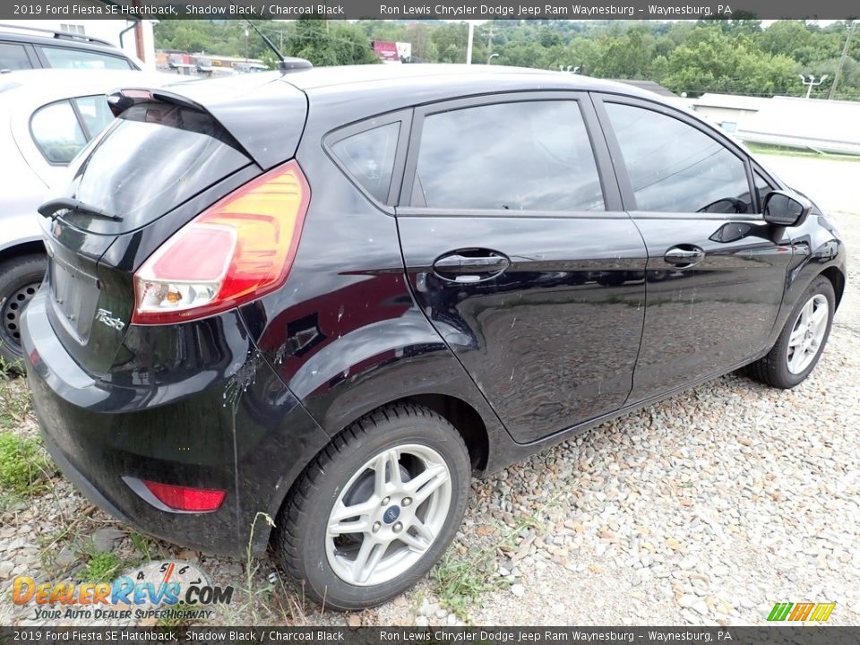 2019 Ford Fiesta SE Hatchback Shadow Black / Charcoal Black Photo #3