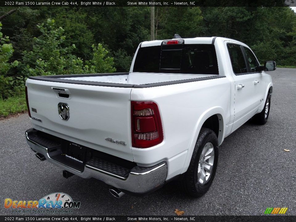 2022 Ram 1500 Laramie Crew Cab 4x4 Bright White / Black Photo #6