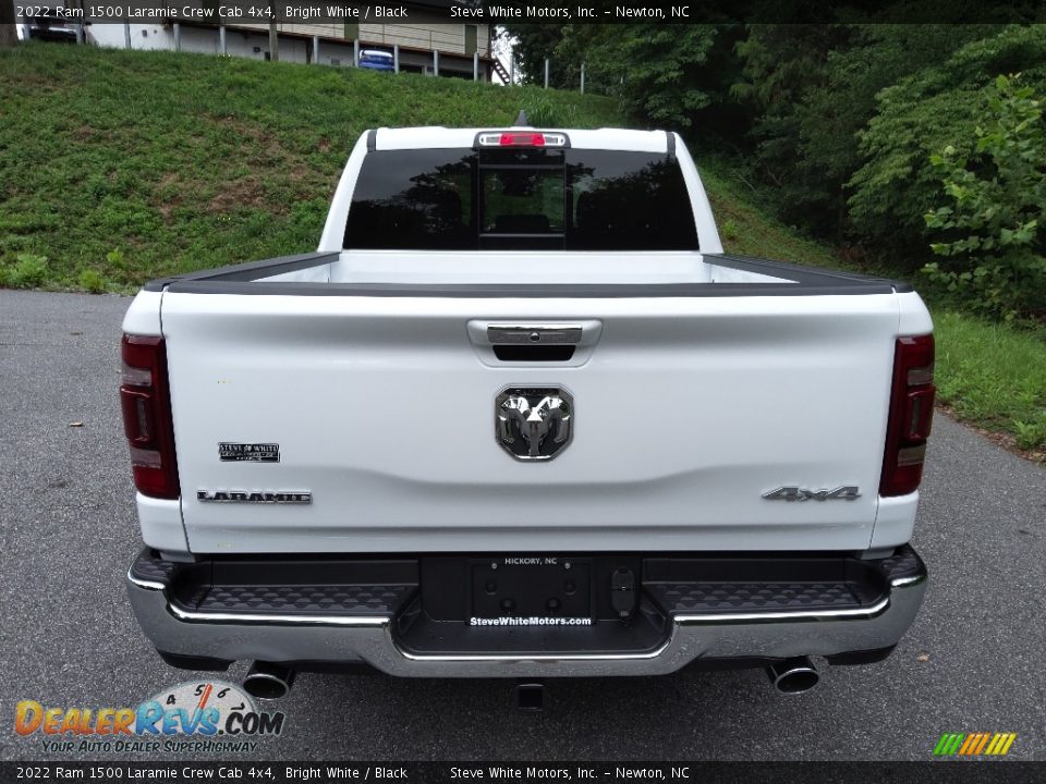 2022 Ram 1500 Laramie Crew Cab 4x4 Bright White / Black Photo #7