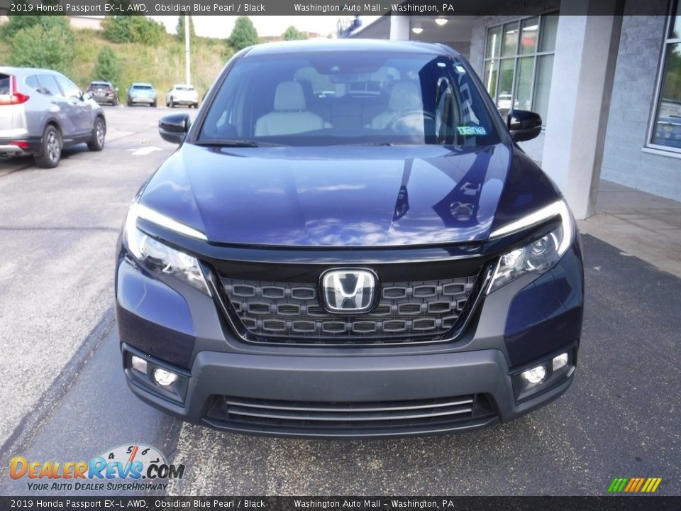 2019 Honda Passport EX-L AWD Obsidian Blue Pearl / Black Photo #4