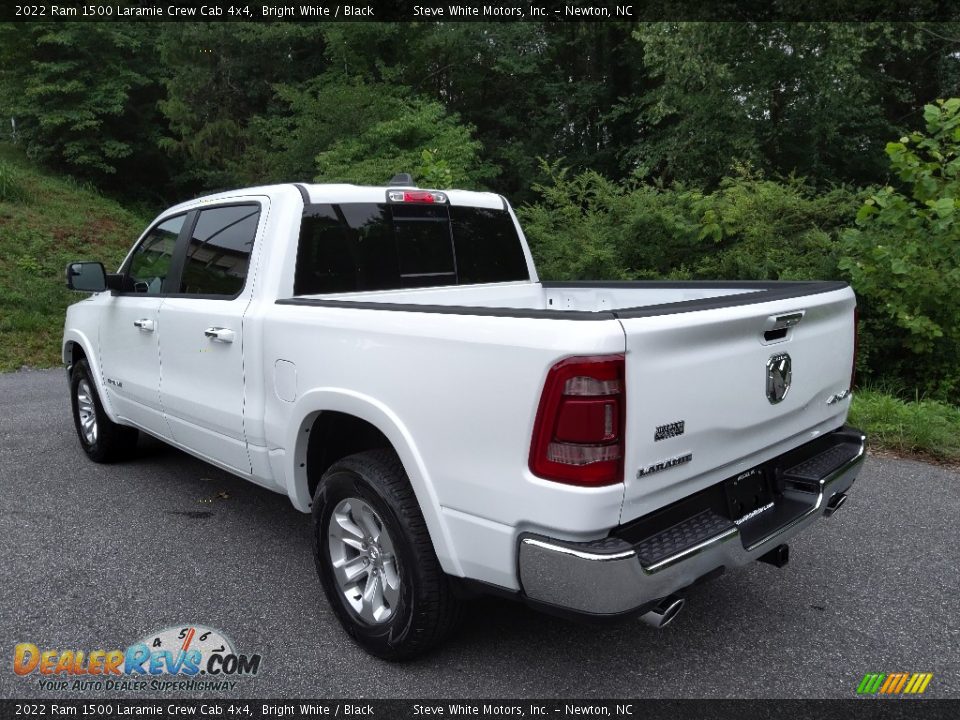 2022 Ram 1500 Laramie Crew Cab 4x4 Bright White / Black Photo #9