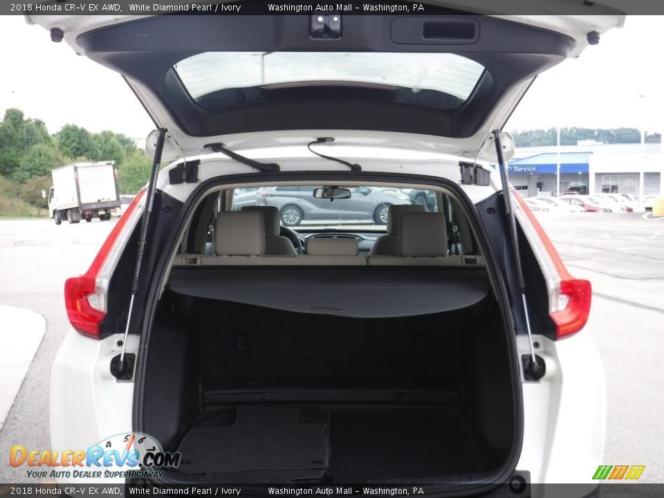 2018 Honda CR-V EX AWD White Diamond Pearl / Ivory Photo #29