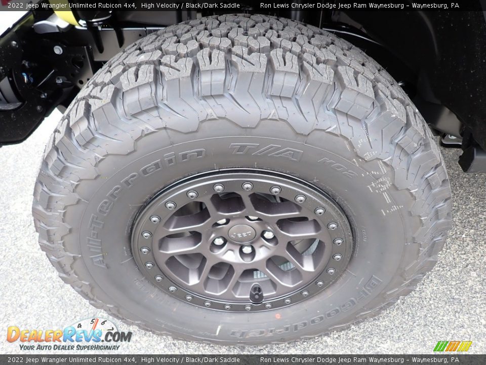 2022 Jeep Wrangler Unlimited Rubicon 4x4 Wheel Photo #10