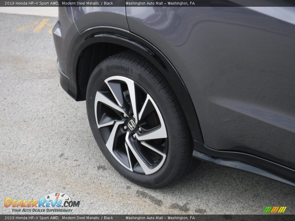 2019 Honda HR-V Sport AWD Modern Steel Metallic / Black Photo #3