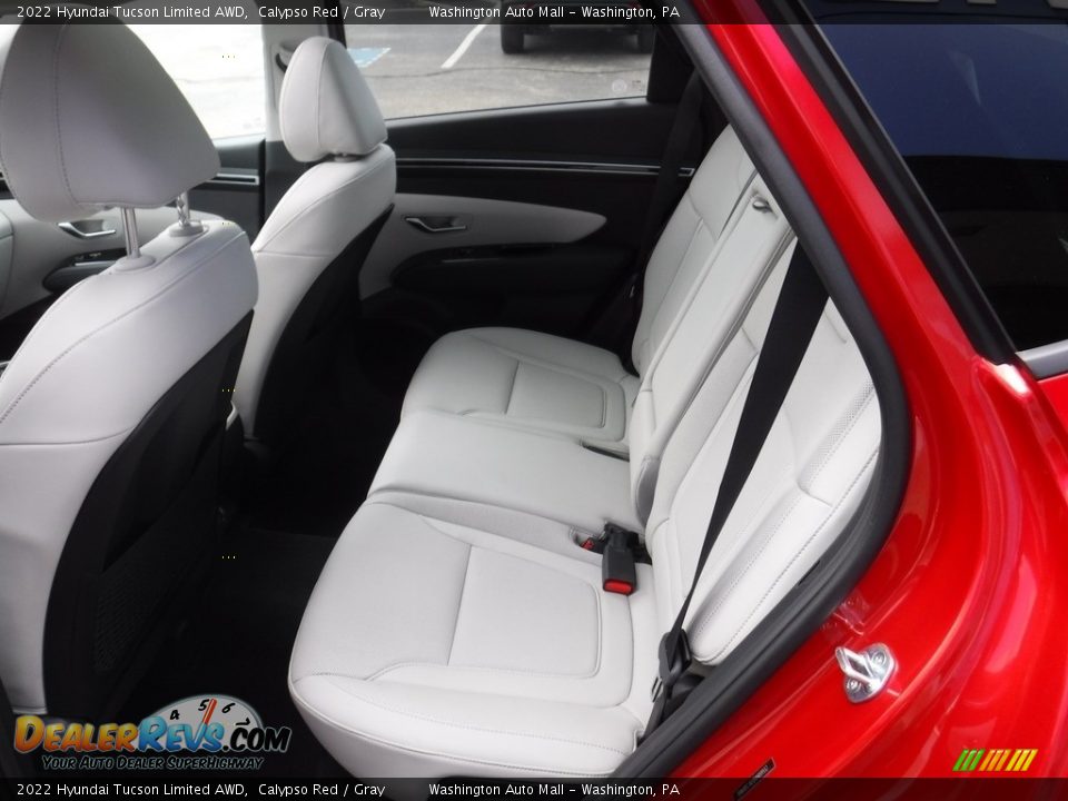 2022 Hyundai Tucson Limited AWD Calypso Red / Gray Photo #29