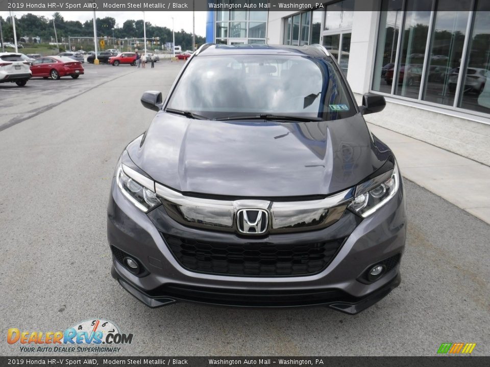 2019 Honda HR-V Sport AWD Modern Steel Metallic / Black Photo #4