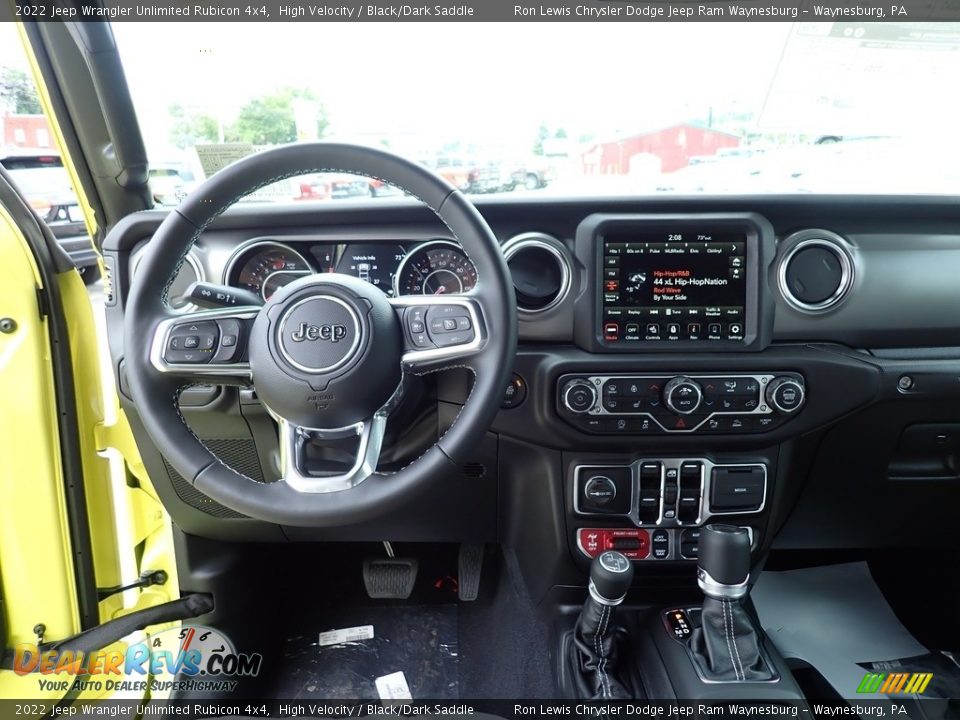Dashboard of 2022 Jeep Wrangler Unlimited Rubicon 4x4 Photo #13