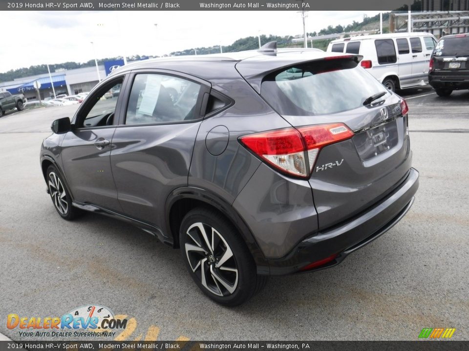 2019 Honda HR-V Sport AWD Modern Steel Metallic / Black Photo #7