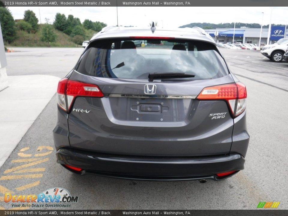 2019 Honda HR-V Sport AWD Modern Steel Metallic / Black Photo #8